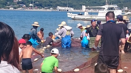 >地引網＆BBQ